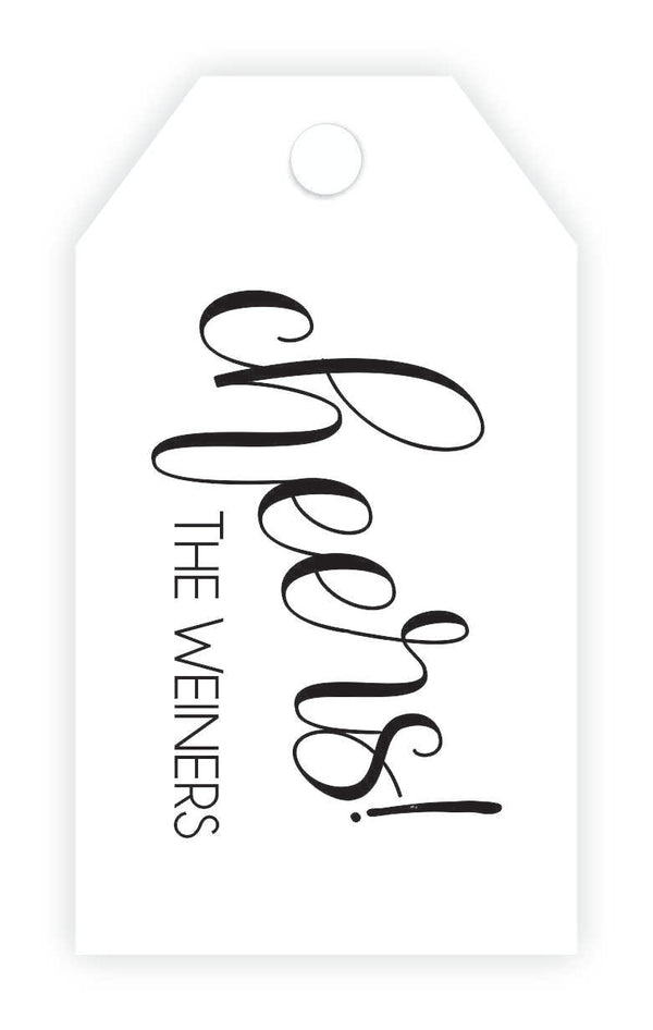 Cheers! Acrylic Gift Tags - Set of 10