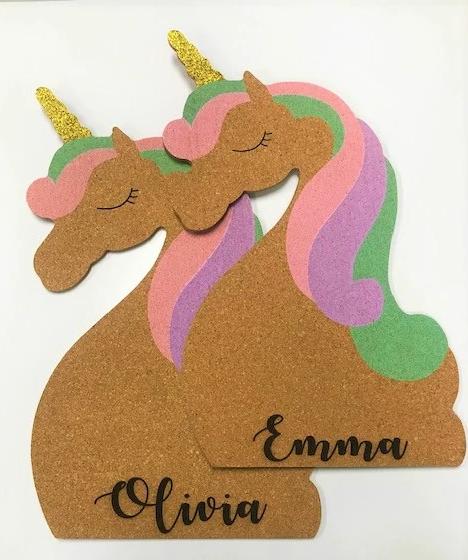 Unicorn Hanging Memo Board