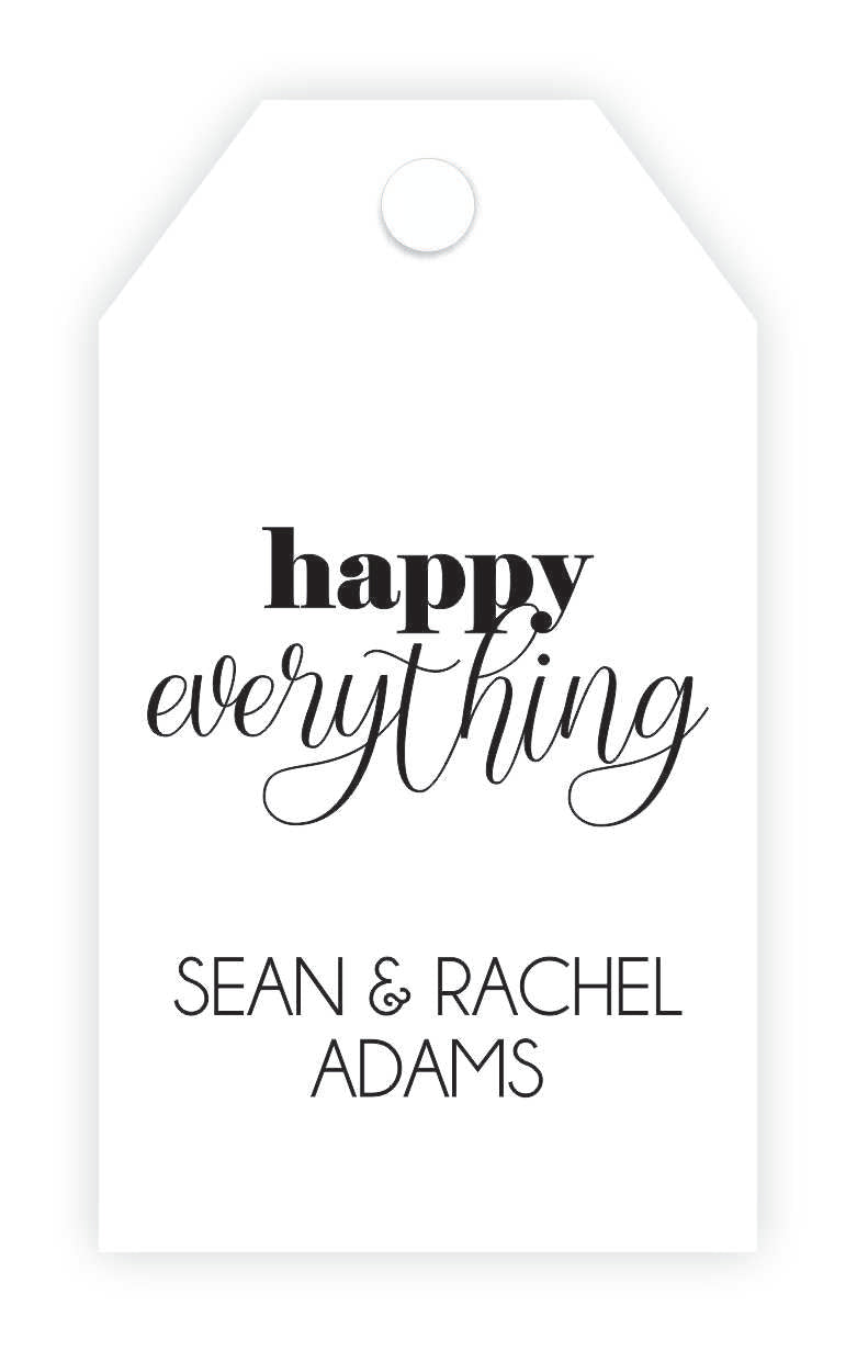 Happy Birthday Acrylic Gift Tags - Set of 10 – Etch Effect