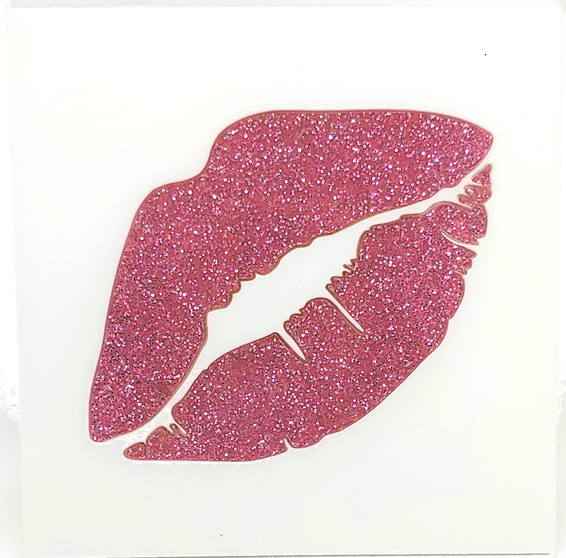 BESAME Glitter Coaster - Ruby Red