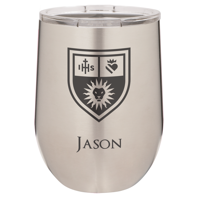 Personalized Stemless Wine Tumbler (12oz.) - Stainless Steel